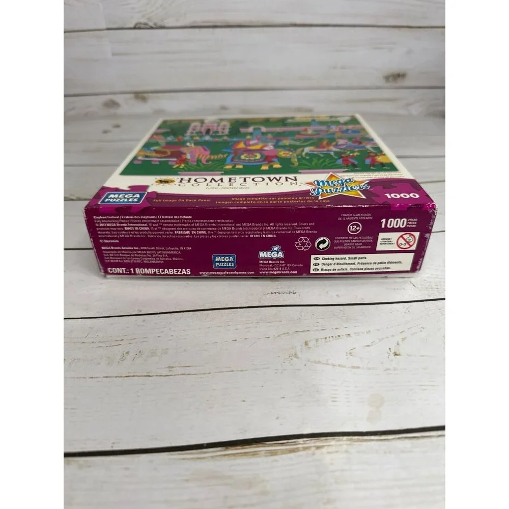 Elephant Festival‎ 1000 Piece Jigsaw Puzzle Mega Puzzles Hometown Collection